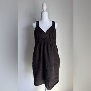 Banana Republic Dark Brown Midi Dress